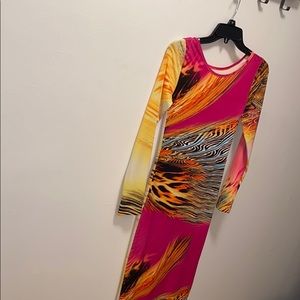 Multicolored Bodycon Dress